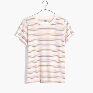 Madewell Northside Vintage Tee in Costillo Stripe xsmall
